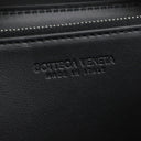 ボッテガヴェネタ BOTTEGA VENETA カセット ジップアラウンドウォレット 651368 V3UO1 8803 ブラック レザー 長財布 シルバー金具 ラウンドファスナー