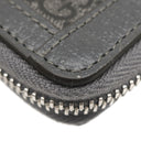 グッチ GUCCI GGスプリーム ジップアラウンド 791744 グレー GGスプリームキャンバス コインケース シルバー金具 小銭入れ カードケース
