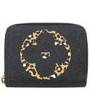 ルイヴィトン LOUIS VUITTON モノグラムジャングル ジッピーコインパース M67878 ブラック×イエロー レザー ジャイアントモノグラムキャンバス コインケース ゴールド金具 黒 黄色 アニマル柄