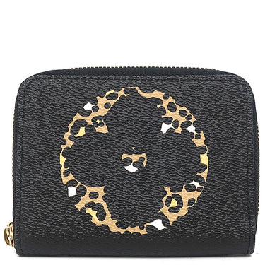 ルイヴィトン LOUIS VUITTON モノグラムジャングル ジッピーコインパース M67878 ブラック×イエロー レザー ジャイアントモノグラムキャンバス コインケース ゴールド金具 黒 黄色 アニマル柄