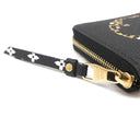 ルイヴィトン LOUIS VUITTON モノグラムジャングル ジッピーコインパース M67878 ブラック×イエロー レザー ジャイアントモノグラムキャンバス コインケース ゴールド金具 黒 黄色 アニマル柄