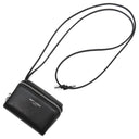 サンローラン SAINT LAURENT フラグメント ジップボックス 777423 1EL0E 1000 ブラック レザー ポーチ シルバー金具 黒 ショルダーバッグ 小銭入れ 小物入れ