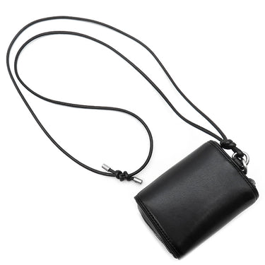 サンローラン SAINT LAURENT フラグメント ジップボックス 777423 1EL0E 1000 ブラック レザー ポーチ シルバー金具 黒 ショルダーバッグ 小銭入れ 小物入れ