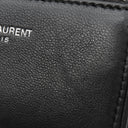 サンローラン SAINT LAURENT フラグメント ジップボックス 777423 1EL0E 1000 ブラック レザー ポーチ シルバー金具 黒 ショルダーバッグ 小銭入れ 小物入れ