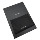 サンローラン SAINT LAURENT フラグメント ジップボックス 777423 1EL0E 1000 ブラック レザー ポーチ シルバー金具 黒 ショルダーバッグ 小銭入れ 小物入れ