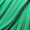 エルメス HERMES カルメン バンブー ラムスキン キーリング シルバー金具 緑