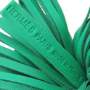 エルメス HERMES カルメン バンブー ラムスキン キーリング シルバー金具 緑