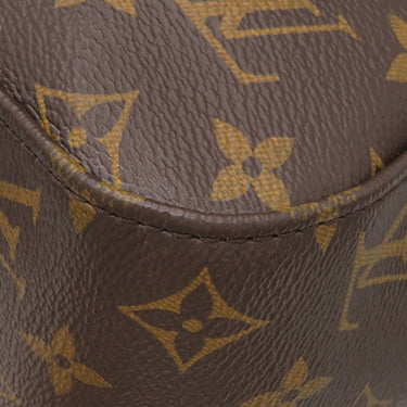 ルイヴィトン LOUIS VUITTON ジョッシュ M41530 モノグラム×ブラック モノグラムマカサー リュック・デイパック シルバー金具 茶 黒 バックパック