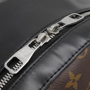 ルイヴィトン LOUIS VUITTON ジョッシュ M41530 モノグラム×ブラック モノグラムマカサー リュック・デイパック シルバー金具 茶 黒 バックパック