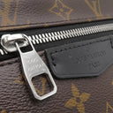 ルイヴィトン LOUIS VUITTON ジョッシュ M41530 モノグラム×ブラック モノグラムマカサー リュック・デイパック シルバー金具 茶 黒 バックパック