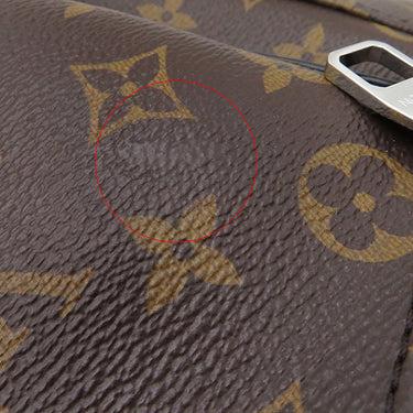 ルイヴィトン LOUIS VUITTON ジョッシュ M41530 モノグラム×ブラック モノグラムマカサー リュック・デイパック シルバー金具 茶 黒 バックパック