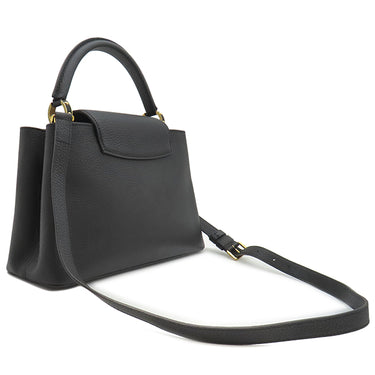 ルイヴィトン LOUIS VUITTON カプシーヌMM M42259 ブラック レザー トリヨンレザー 2WAYバッグ ゴールド金具 黒 ハンドバッグ ショルダ―