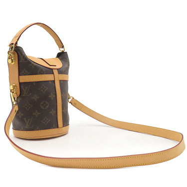 ルイヴィトン LOUIS VUITTON ダッフルバッグ M43587 モノグラム モノグラムキャンバス 2WAYバッグ ゴールド金具 茶