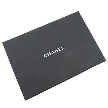 シャネル CHANEL シェブロン Vステッチ ブラック レザー ラムスキン チェーンウォレット ゴールド金具 チェーンショルダー CCボタン 黒