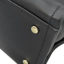 シャネル CHANEL チェーンショルダー ブラック レザー トートバッグ ゴールド金具 黒 ココマーク 肩掛け