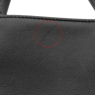 シャネル CHANEL チェーンショルダー ブラック レザー トートバッグ ゴールド金具 黒 ココマーク 肩掛け