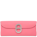 エルメス HERMES シェーヌダンクル トゥーゴー ローズアザレ ヴォーエプソン 長財布 シルバー金具 ショルダー