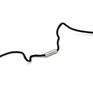 エルメス HERMES ループグラン ペンダント ブラック ヴォースイフト メタル ネックレス シルバー金具 黒 ラウンド サークル