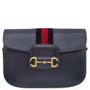 グッチ GUCCI ホースビット 1955 ミディアム ショルダーバッグ 602204 ネイビー×レッド レザー ショルダーバッグ ゴールド金具 シェリーライン
