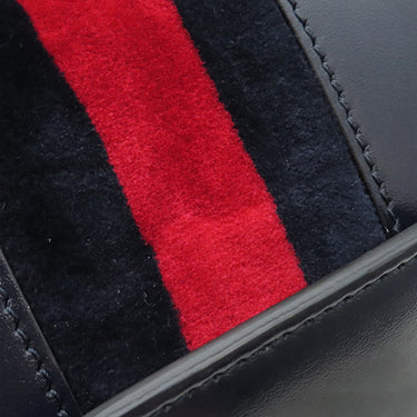 グッチ GUCCI ホースビット 1955 ミディアム ショルダーバッグ 602204 ネイビー×レッド レザー ショルダーバッグ ゴールド金具 シェリーライン