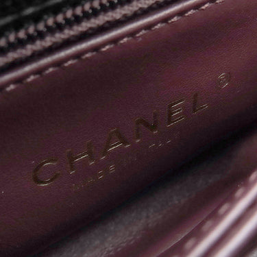 シャネル CHANEL トップハンドル ミニ フラップ バッグ AS2215 ブラック レザー キャビアスキン 2WAYバッグ ゴールド金具 ココハンドル 黒 ショルダーバッグ