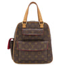 ルイヴィトン LOUIS VUITTON エクサントリ シテ M51161 モノグラム モノグラムキャンバス ハンドバッグ ゴールド金具 茶