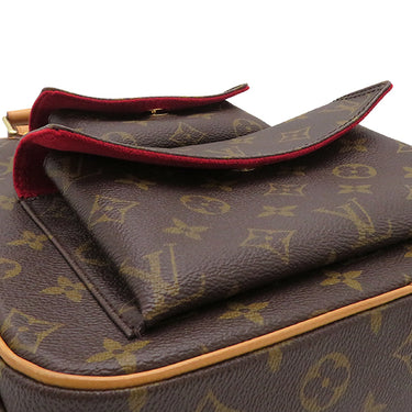 ルイヴィトン LOUIS VUITTON エクサントリ シテ M51161 モノグラム モノグラムキャンバス ハンドバッグ ゴールド金具 茶