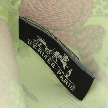 エルメス HERMES シルキー ポケット レオパード マッシュルーム×モーヴシルベストル×ヴェールフィズ シルク ヴォーエプソン ポーチ シルバー金具 オフホワイト ピンク 薄緑 アニマル柄 フラットポーチ 化粧ポーチ