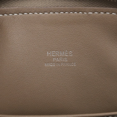 エルメス HERMES ボリード1923 ミニ エトゥープ シェーブル 2WAYバッグ シルバー金具 新品 未使用 グレージュ ハンドバッグ ショルダー