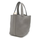 エルメス HERMES ピコタンロックPM グリメイヤー トリヨンクレマンス ハンドバッグ ゴールド金具