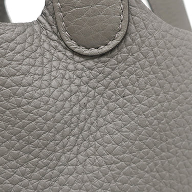 エルメス HERMES ピコタンロックPM グリメイヤー トリヨンクレマンス ハンドバッグ ゴールド金具