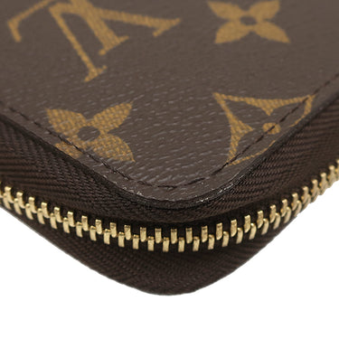 ルイヴィトン LOUIS VUITTON ジッピー オーガナイザー M60002 モノグラム モノグラムキャンバス 長財布 ゴールド金具 茶 ラウンドファスナー