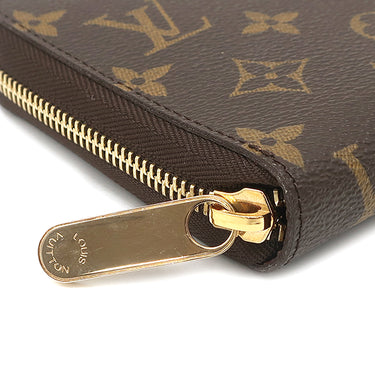 ルイヴィトン LOUIS VUITTON ジッピー オーガナイザー M60002 モノグラム モノグラムキャンバス 長財布 ゴールド金具 茶 ラウンドファスナー