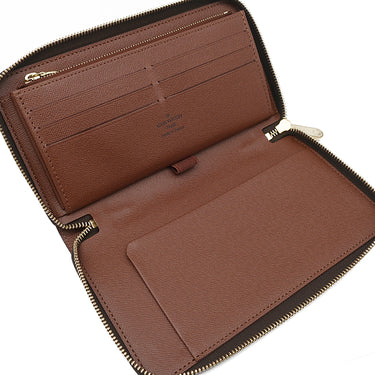 ルイヴィトン LOUIS VUITTON ジッピー オーガナイザー M60002 モノグラム モノグラムキャンバス 長財布 ゴールド金具 茶 ラウンドファスナー