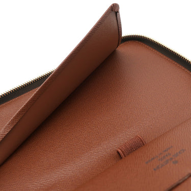 ルイヴィトン LOUIS VUITTON ジッピー オーガナイザー M60002 モノグラム モノグラムキャンバス 長財布 ゴールド金具 茶 ラウンドファスナー