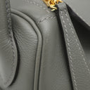 エルメス HERMES リンディ26 ヴェールアマンド エバーカラー 2WAYバッグ ゴールド金具 グレー