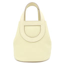 エルメス HERMES インザループ18 ジョーヌミルトン トリヨンクレマンス ヴォースイフト ハンドバッグ シルバー金具 新品 未使用 黄色