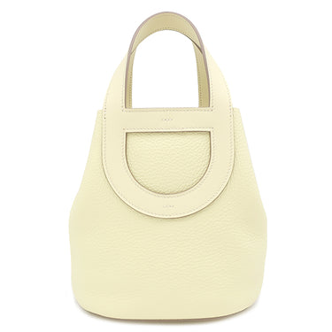 エルメス HERMES インザループ18 ジョーヌミルトン トリヨンクレマンス ヴォースイフト ハンドバッグ シルバー金具 新品 未使用 黄色