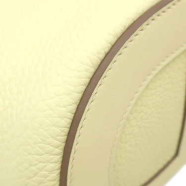 エルメス HERMES インザループ18 ジョーヌミルトン トリヨンクレマンス ヴォースイフト ハンドバッグ シルバー金具 新品 未使用 黄色