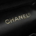 シャネル CHANEL バニティ A01998 ブラック レザー キャビアスキン ハンドバッグ ゴールド金具 黒 ココマーク ヴァニティ