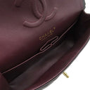 シャネル CHANEL マトラッセ 25 シェブロン ブラック ラムスキン ショルダーバッグ ゴールド金具 黒 ダブルフラップ Vステッチ