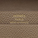 エルメス HERMES ベアンミニ エトゥープ ヴォーエプソン 二つ折り財布 ゴールド金具 グレージュ コンパクト財布 コインケース