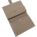 エルメス HERMES ベアンミニ エトゥープ ヴォーエプソン 二つ折り財布 ゴールド金具 グレージュ コンパクト財布 コインケース