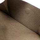 エルメス HERMES ベアンミニ エトゥープ ヴォーエプソン 二つ折り財布 ゴールド金具 グレージュ コンパクト財布 コインケース