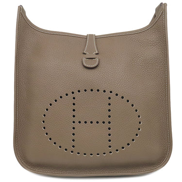 エルメス HERMES エヴリン3 PM エトゥープ トリヨンクレマンス ショルダーバッグ シルバー金具 グレージュ
