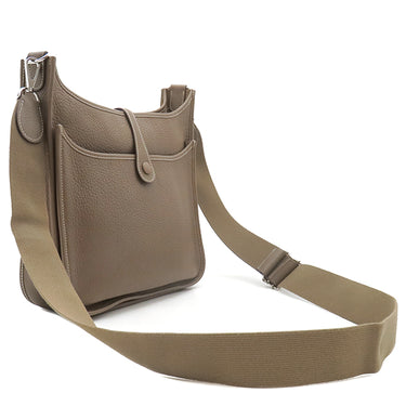 エルメス HERMES エヴリン3 PM エトゥープ トリヨンクレマンス ショルダーバッグ シルバー金具 グレージュ
