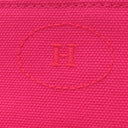 エルメス HERMES ボリード ミニ ハイビスカス コットン ポーチ シルバー金具 ピンク オレンジ