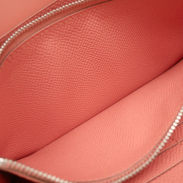 エルメス HERMES コンスタンス ロング フラミンゴ ヴォーエプソン 長財布 シルバー金具 二つ折り財布