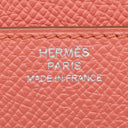 エルメス HERMES コンスタンス ロング フラミンゴ ヴォーエプソン 長財布 シルバー金具 二つ折り財布
