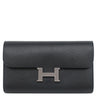エルメス HERMES コンスタンス トゥーゴー ブラック ヴォーエプソン 長財布 シルバー金具 黒